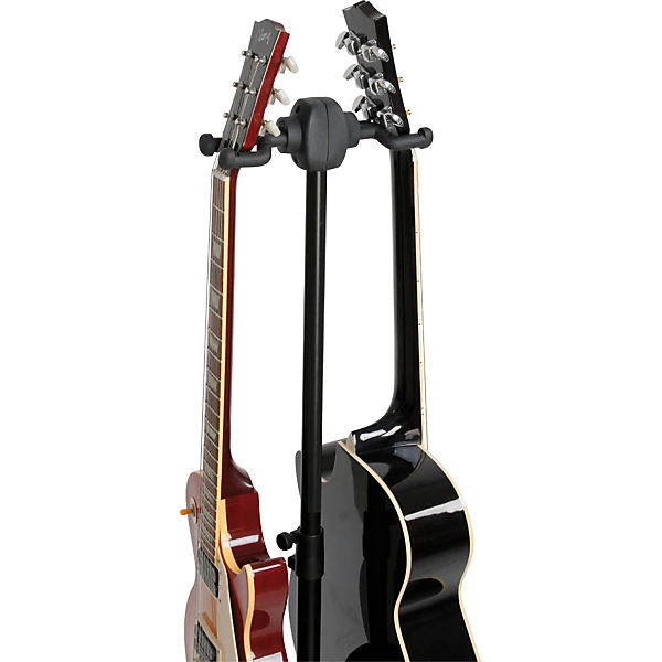 Double Guitar Stand Black