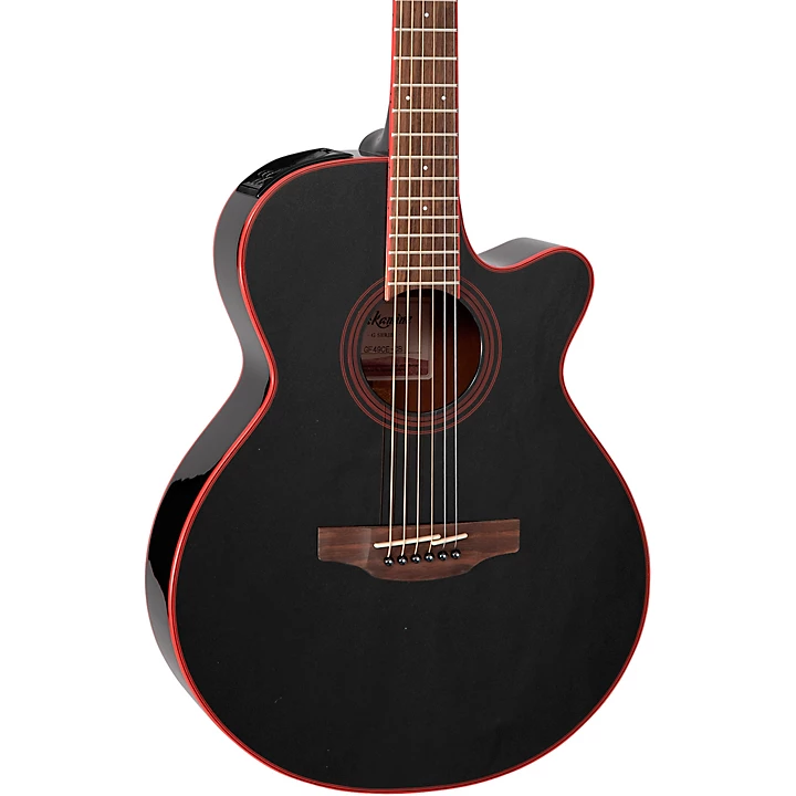 GF49CE FXC Acoustic Electric Guitar Cosmic Black