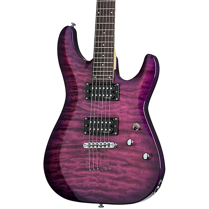 Schecter Guitar Research C 6 Plus Electric Guitar Electric Magenta