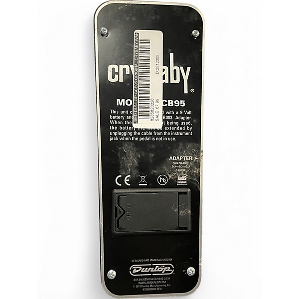 Dunlop Used Dunlop GCB95 Original Crybaby Wah Effect Pedal