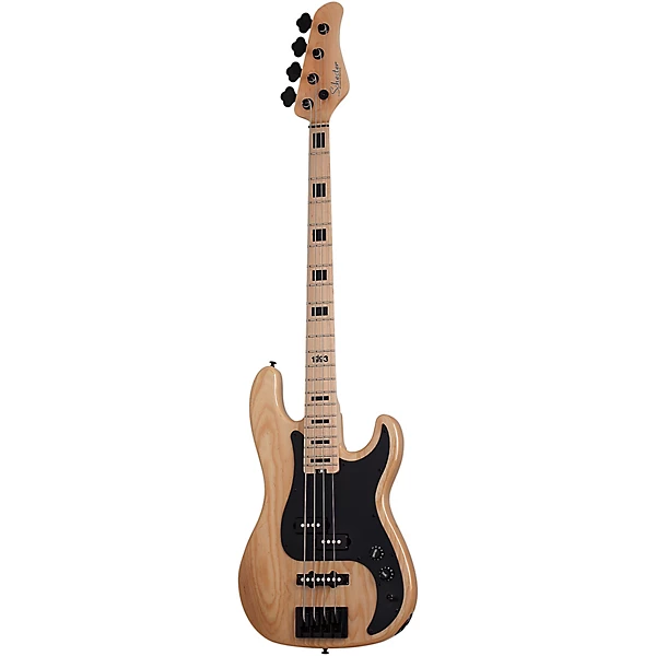 Schecter Guitar Research Justin Beck V Ani 4 string electric bass Gloss Natural