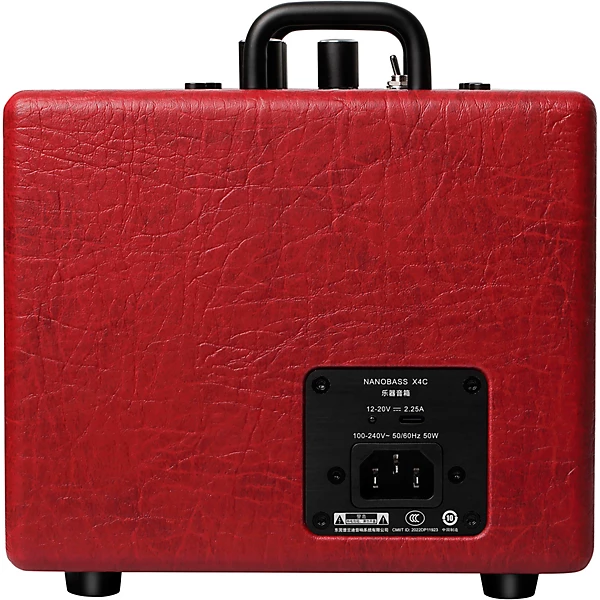 X4C Nanobass 1x4 35W Bass Combo Amp Red