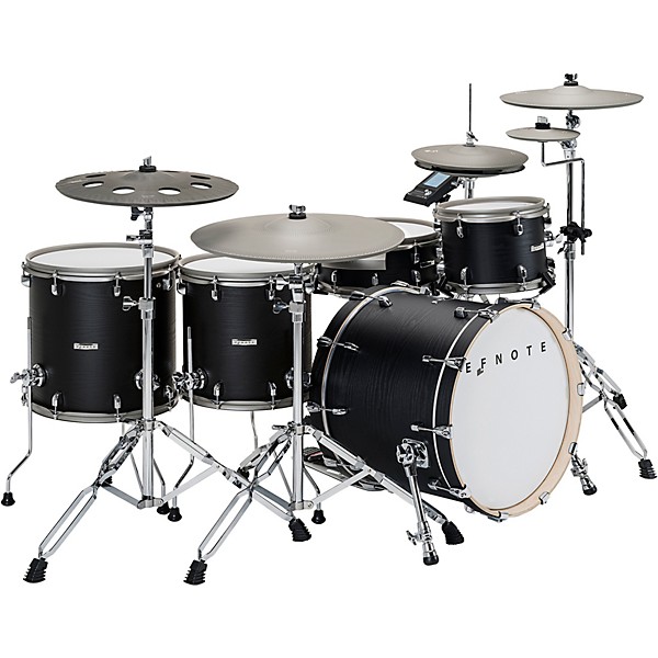 7X Acoustic Designed Electronic Drum Set Black Oak Wrap