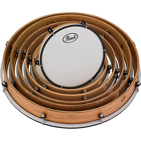 Pearl Key Tuned Frame Drums Set 8, 10, 12, 14, 16 and 18 in.