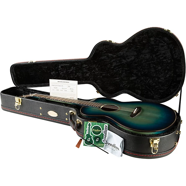 Breedlove Oregon All Myrtlewood Limited Edition Concert Acoustic Electric Guitar Lagoon