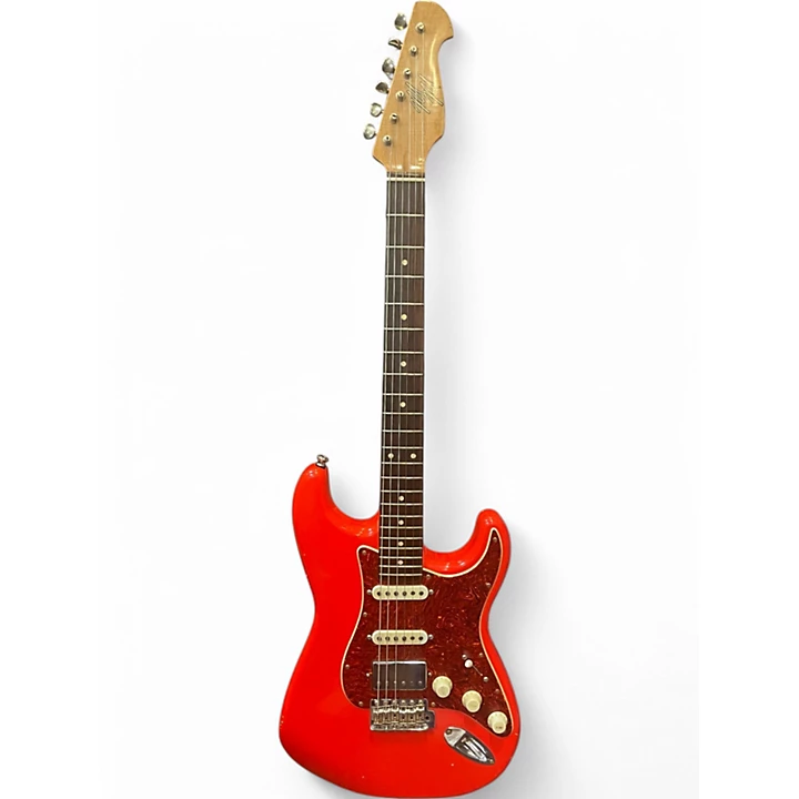 Mario Martin Used 2022 Mario Martin S Fiesta Red Solid Body Electric Guitar.gc