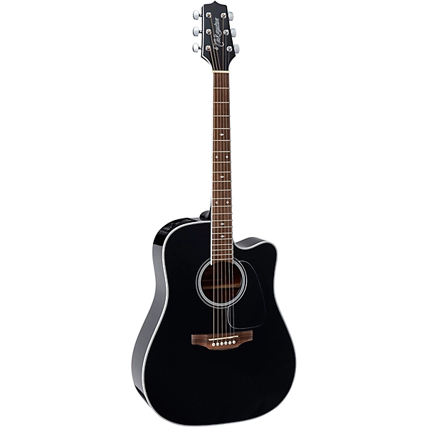 GD34CE Dreadnought Acoustic Electric Guitar Black