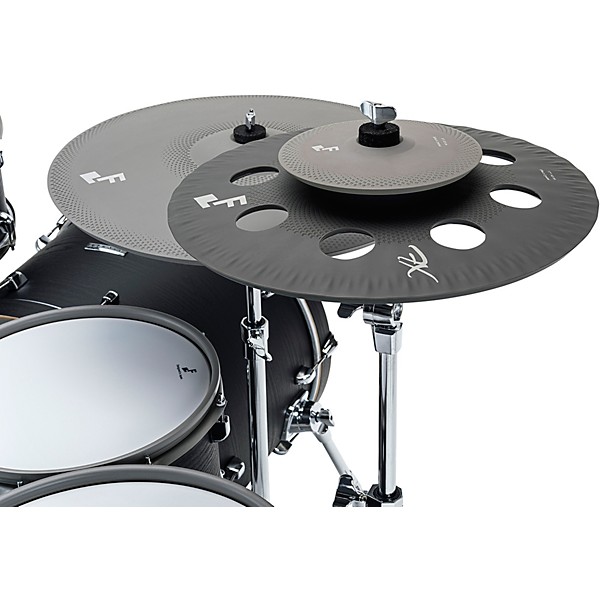 7X Acoustic Designed Electronic Drum Set Black Oak Wrap