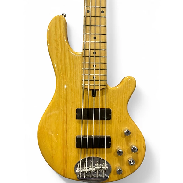 Used Lakland 55 01 Skyline Series 5 String Natural Electric Bass Guitar