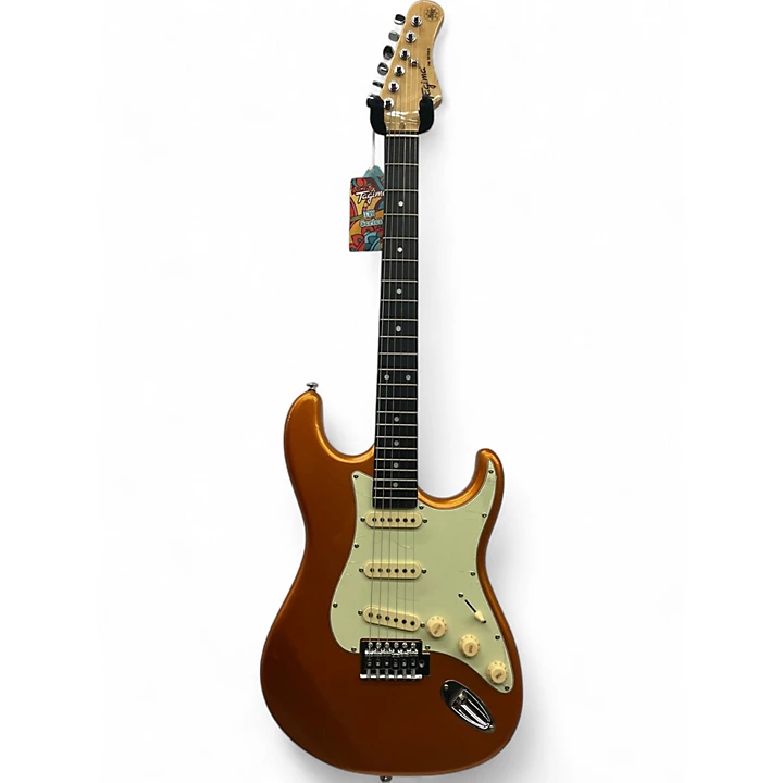 In Store Used Used Tagima TW Series Strat Copy Orange Solid Body Electric Guitar.gc