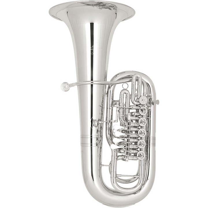 381 Belcanto Solo Series 6 Valve 5 4 F Tuba Silver Gold Brass Body