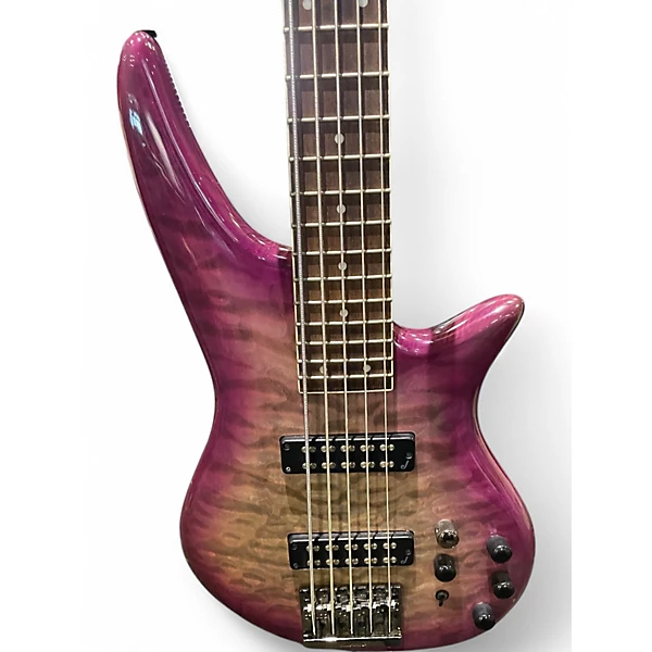 Jackson Used Jackson JS3QV Purple Electric Bass Guitar.gc