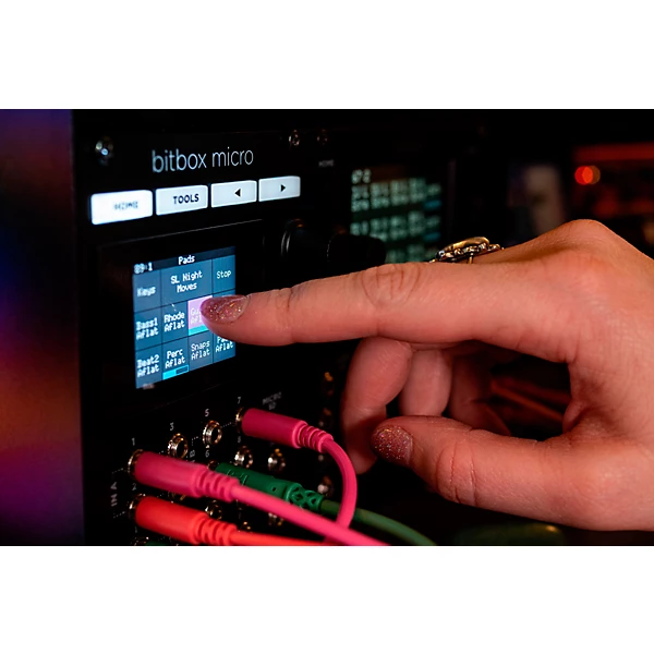 Bitbox Micro Eurorack Compact Sampler with Touchscreen Black