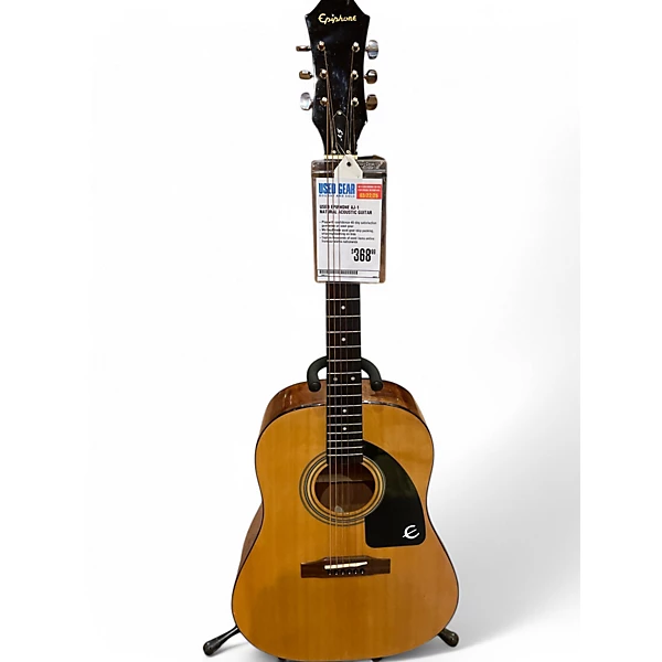 Epiphone Used Epiphone AJ 1 Natural Acoustic Guitar.gc