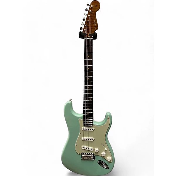 Used Fender DEALER SELECT STRATOCASTER SURF PEARL Solid Body Electric Guitar