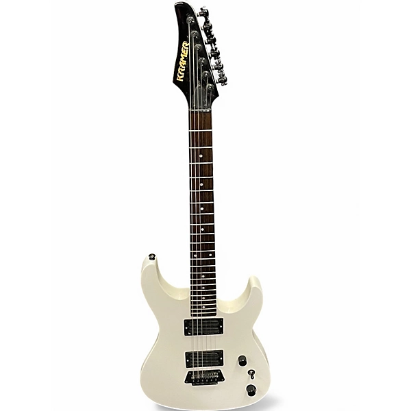 Kramer Used Kramer Baretta FX404 white Solid Body Electric Guitar.gc