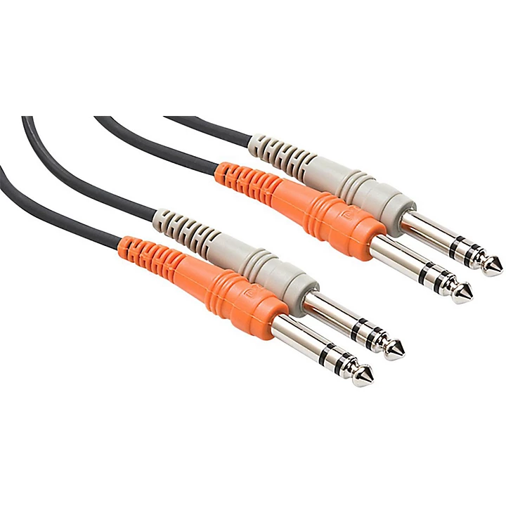 CSS203 Balanced Dual 1 4in TRS Male to Balanced Dual 1 4in TRS Male Patch Cable 3 m