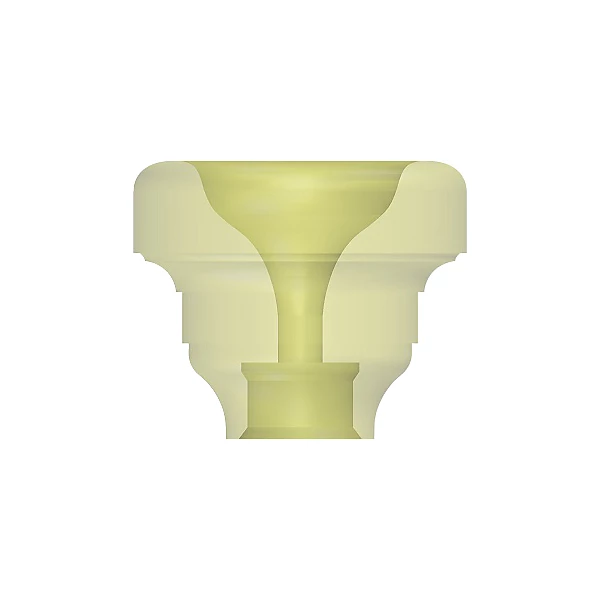 Size 6 Lexan Series Trumpet and Cornet Mouthpiece Top 6M Lexan