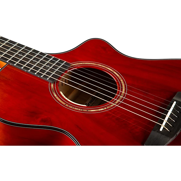 Oregon All Myrtlewood Thinline Limited Edition Concert Cutaway Acoustic Electric Guitar Hot Rod