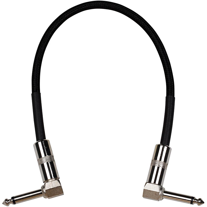 Right to Right Pedal Coupler Cable 1 ft Black Tweed