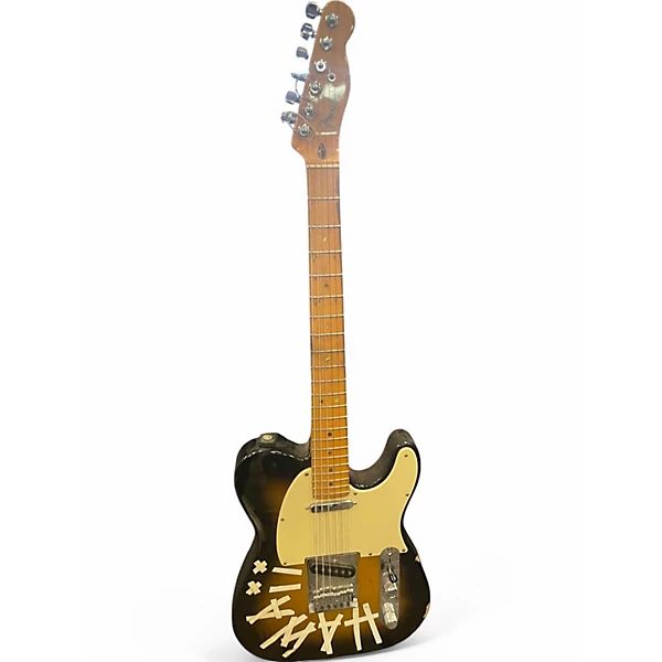 Fender Used Fender American Deluxe Telecaster 2 Color Sunburst Solid Body Electric Guitar