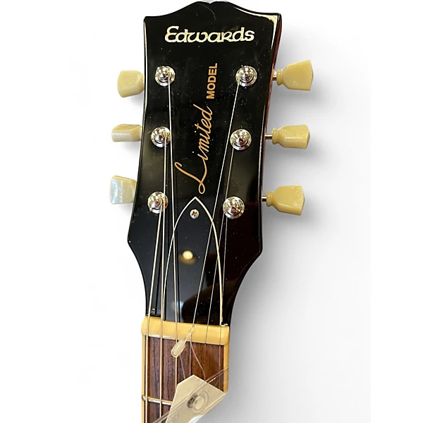 Edwards Used 2006 Edwards E LP 92 Black Solid Body Electric Guitar.gc