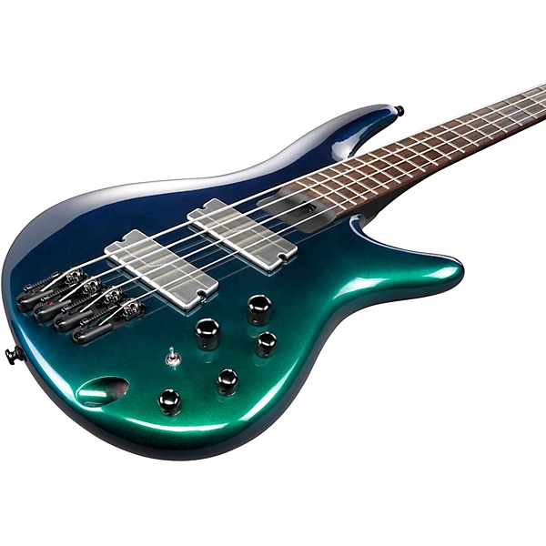 Ibanez SRMS720 4 String Multi Scale Electric Bass Guitar Level 1 Blue Chameleon M06848004001000.gc