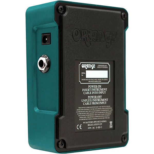 Orange Amplifiers Getaway Driver DI Box and Drive Effects Pedal