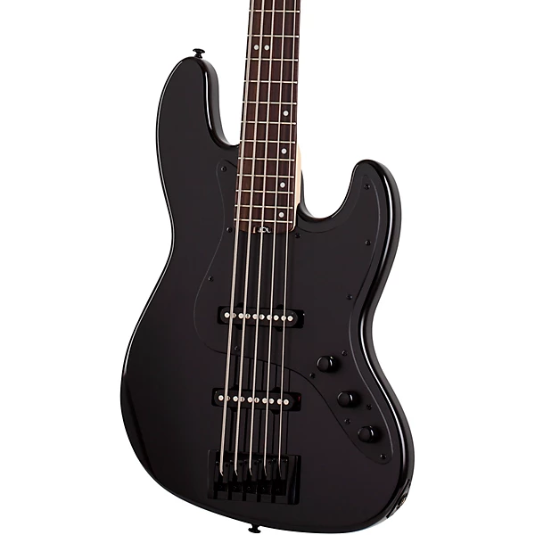 J 5 Rosewood Fingerboard 5 String Bass Gloss Black