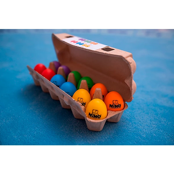 12pc Egg Shaker Set with Carton