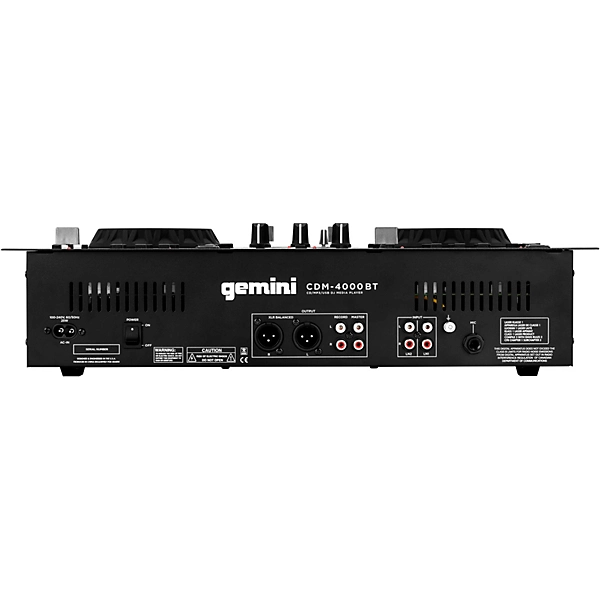Gemini CDM 4000BT CD MIXER combo player with BT input