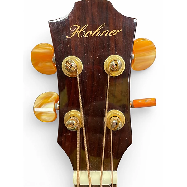 Hohner Used Hohner EAB65 Natural Acoustic Bass Guitar.gc