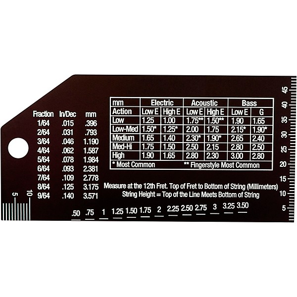 Truss Rod Gauge String Action Gauge Combo Bundle