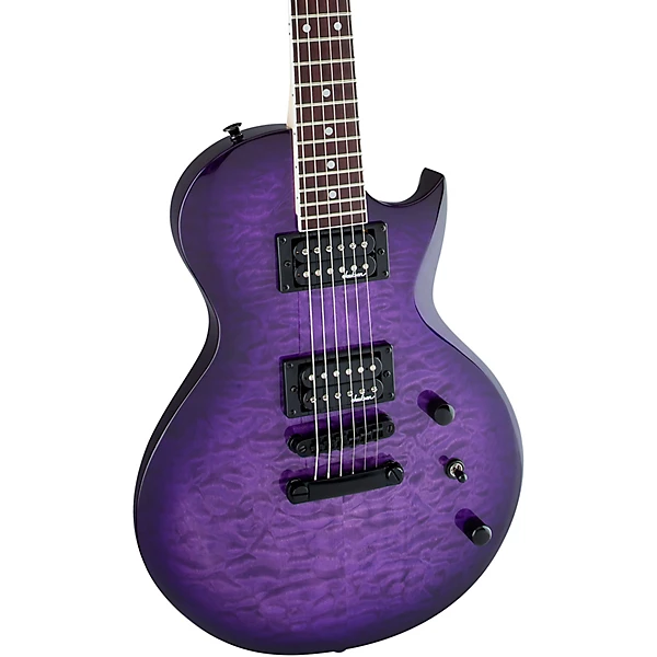 Jackson JS Series Monarkh SC JS22Q Electric Guitar Transparent Purple Burst