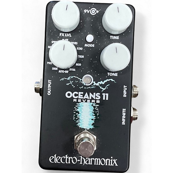 Used Electro Harmonix Oceans 11  Reverb Effect Pedal