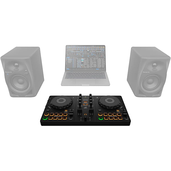 DDJ FLX2 Entry Level DJ Controller for rekordbox and Serato Black