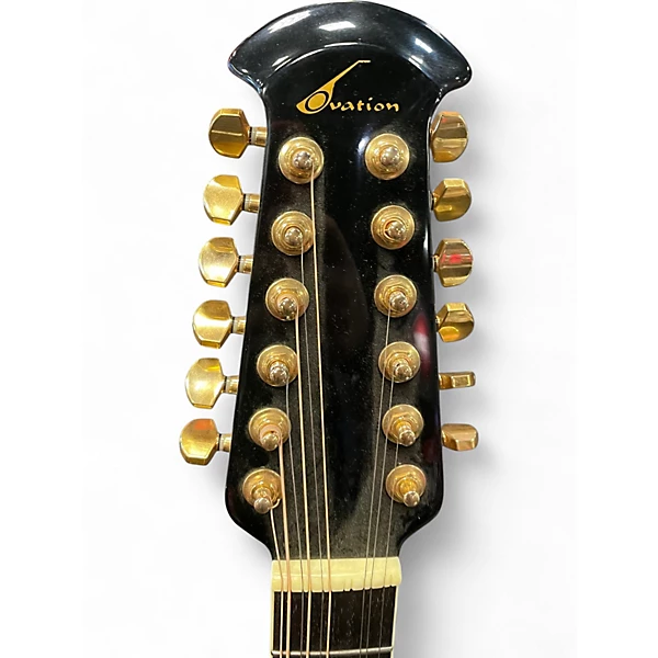 Used Ovation Celebrity CC245 Honeyburst 12 String Acoustic Electric Guitar