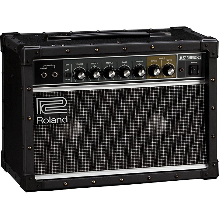 Roland JC 22 Jazz Chorus 30W 2x65 Guitar Combo Amplifier Level 1 Black J49410004001000.gc