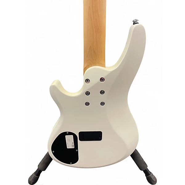 Used Schecter Guitar Research C 5 DELUXE SATIN WHITE Electric Bass Guitar