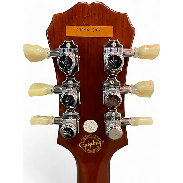 Used Epiphone Limited Edition Tak Matsumoto DC Custom Gold Top Solid Body Electric Guitar