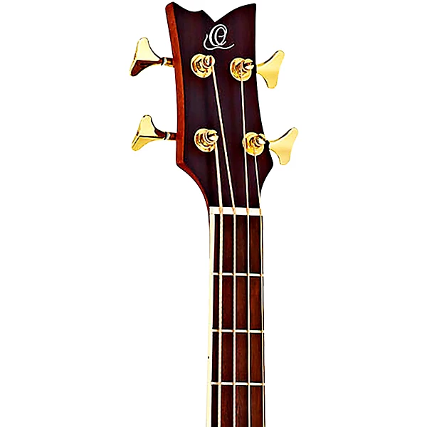 Ortega Deep Series 5 D558 4 Walnut Acoustic Electric Bass Open Pore Natural