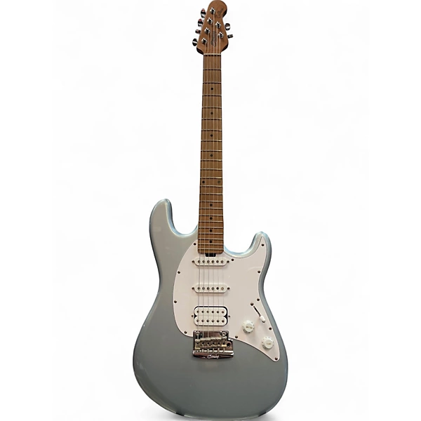 Used Sterling by Music Man Cutlass HSS Firemist Silver Solid Body Electric Guitar