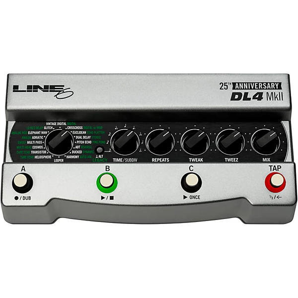 DL4 MKII Silver Limited Edition 25th Anniversary Delay Guitar Effects Pedal