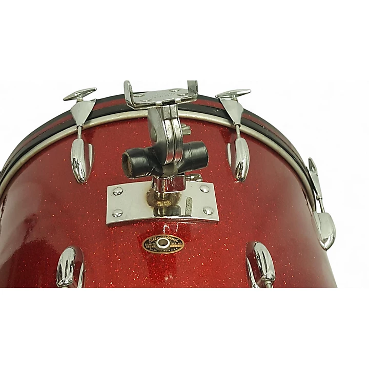 Vintage 1960s Slingerland 5 piece MODERN RED SPARKLE Drum Kit