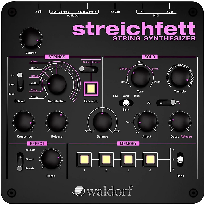 Streichfett Desktop Synthesizer