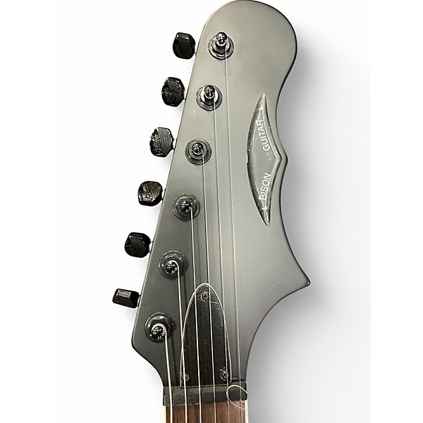 Used Burns BISON Black Solid Body Electric Guitar