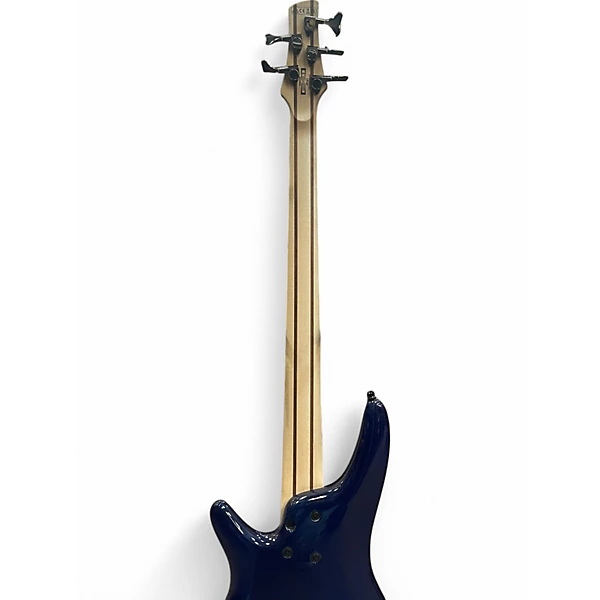 Used 2022 Ibanez SR405 5 String BLUE GREEN BURST Electric Bass Guitar