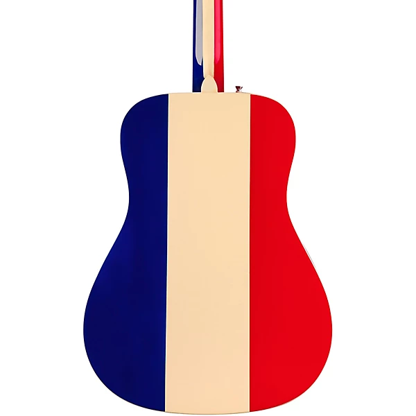 Buck Owens Signature Kingman Limited Edition Acoustic Electric Guitar Red White and Blue