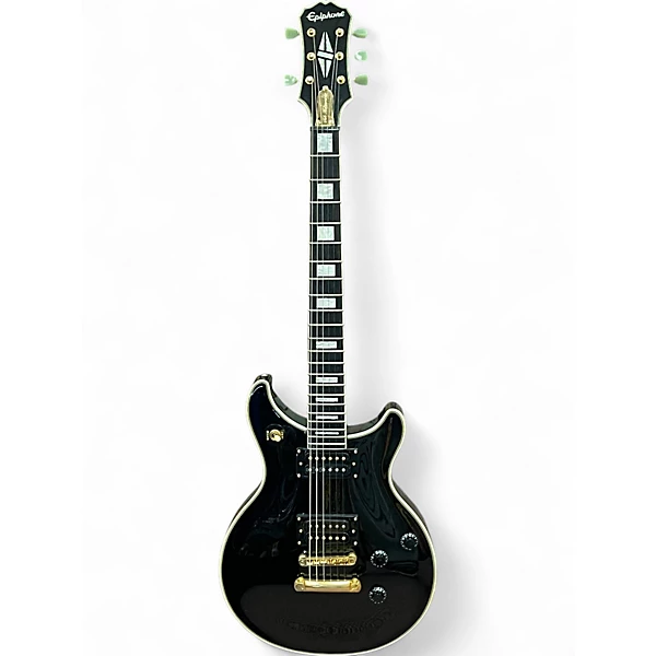 Epiphone Used Epiphone Limited Edition Tak Matsumoto DC Custom Black Solid Body Electric Guitar