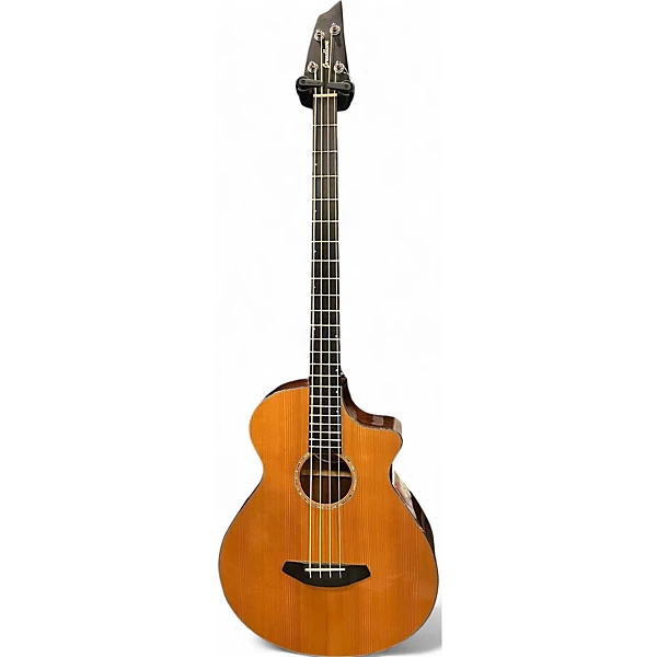 Used Breedlove Solo Jumbo Bass Natural Acoustic Bass Guitar